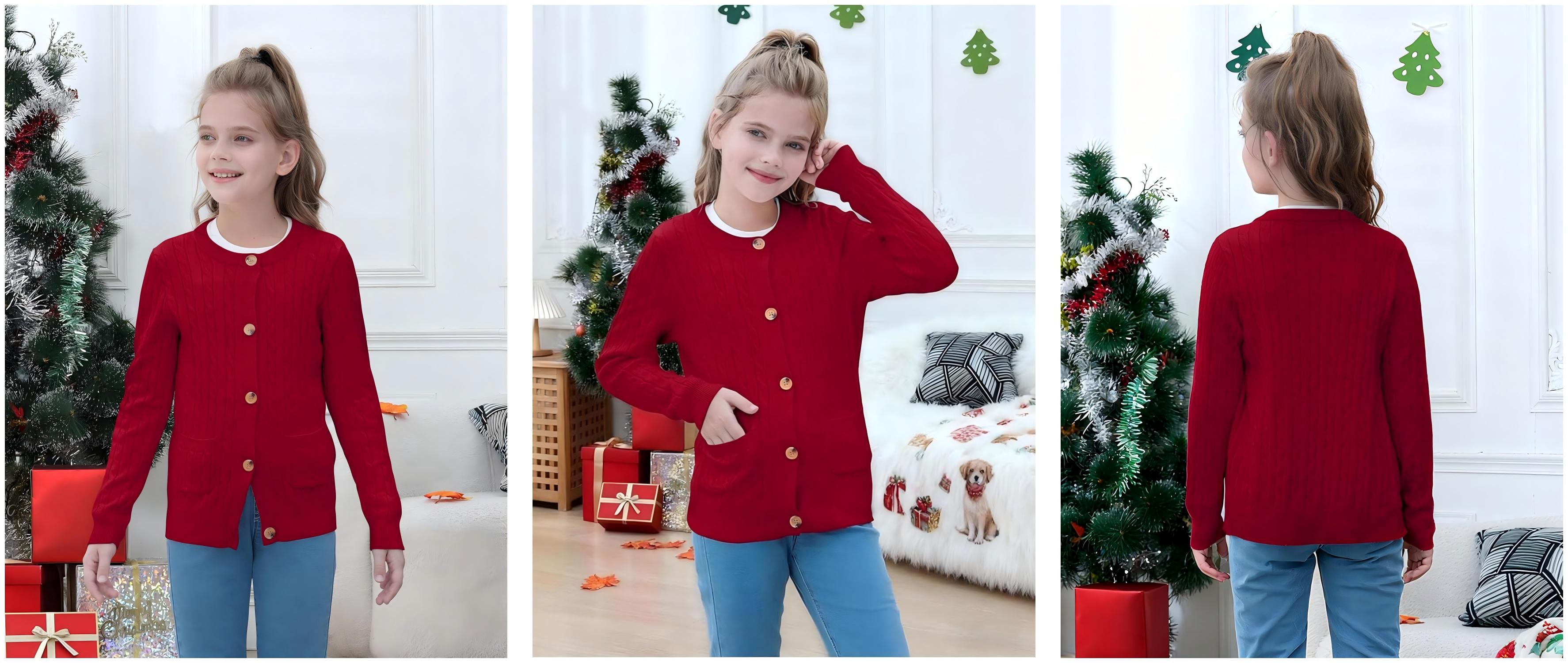 Classic Cable Knit School Cardigans | Custom Uniform Sweaters Manufacturer