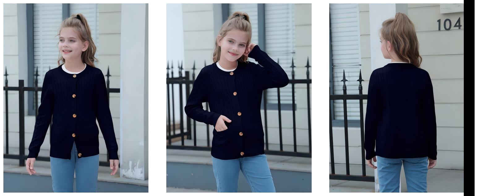 Classic Cable Knit School Cardigans | Custom Uniform Sweaters Manufacturer