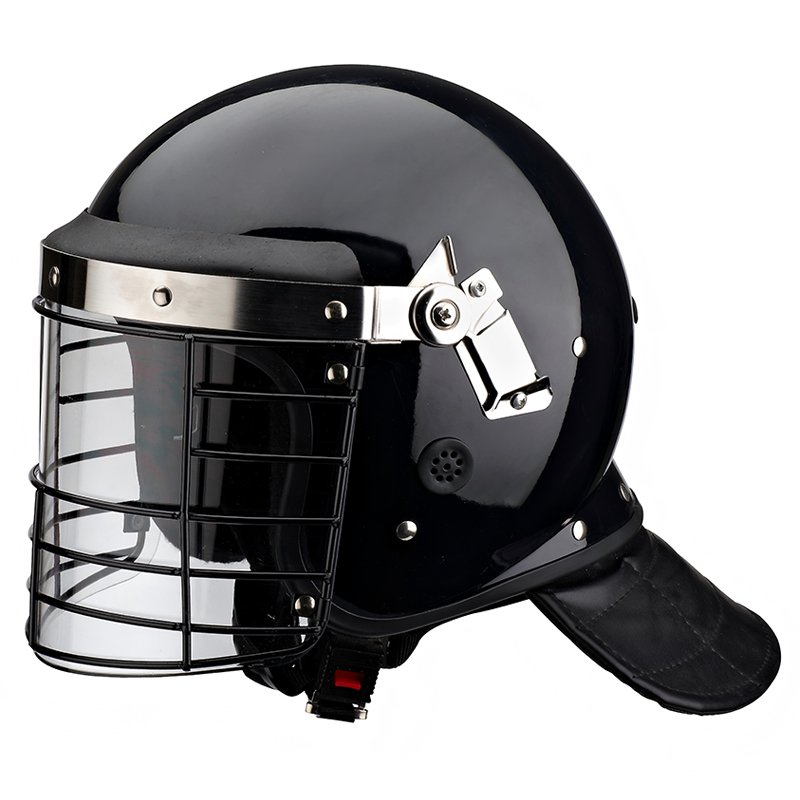 Casque balistique de protection d'émeute de maille en acier