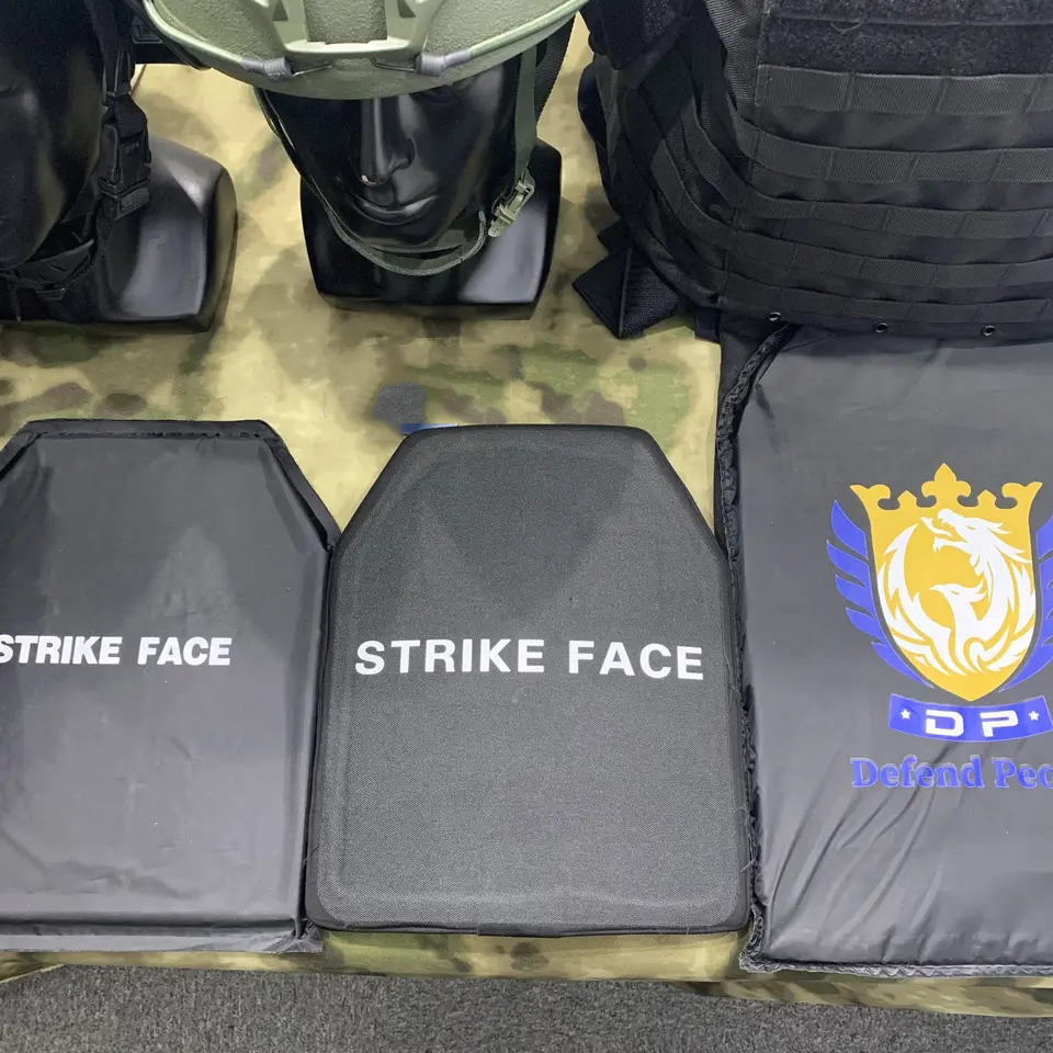 Plaque pare-balles militaire d'armure de l'oxyde d'aluminium UHMWPE