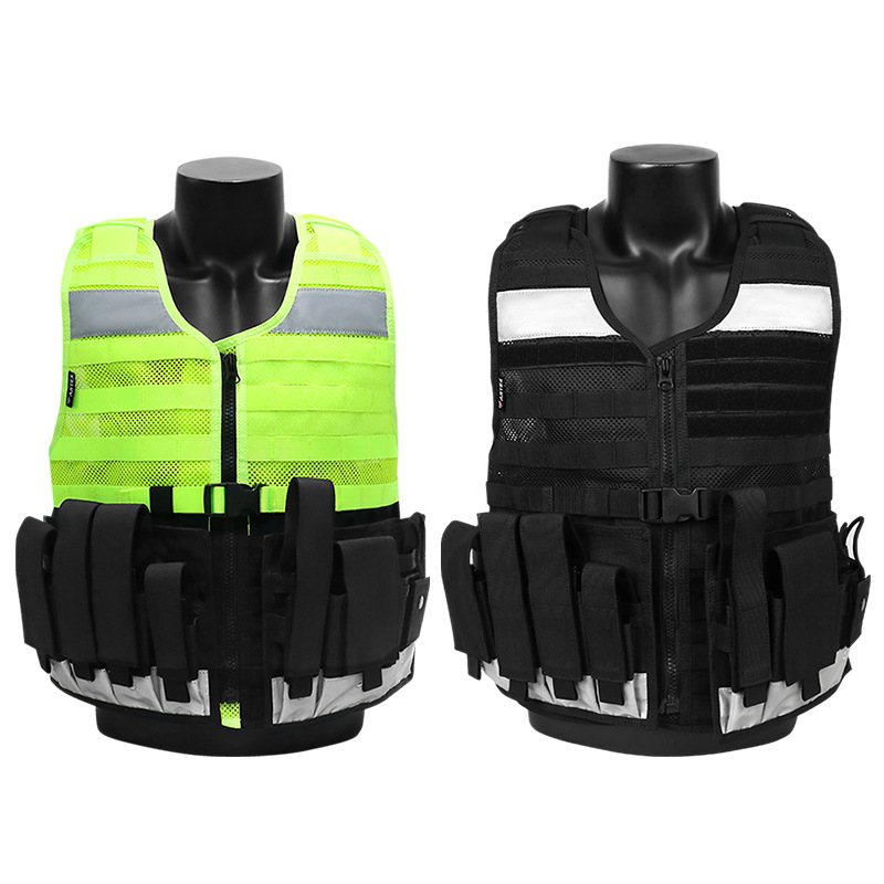 Patrouille de police personnalisée Stab-Resistant Gilet militaire réfléchissant