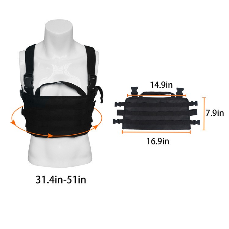 Tactical Adjustable Harness Chest Rig