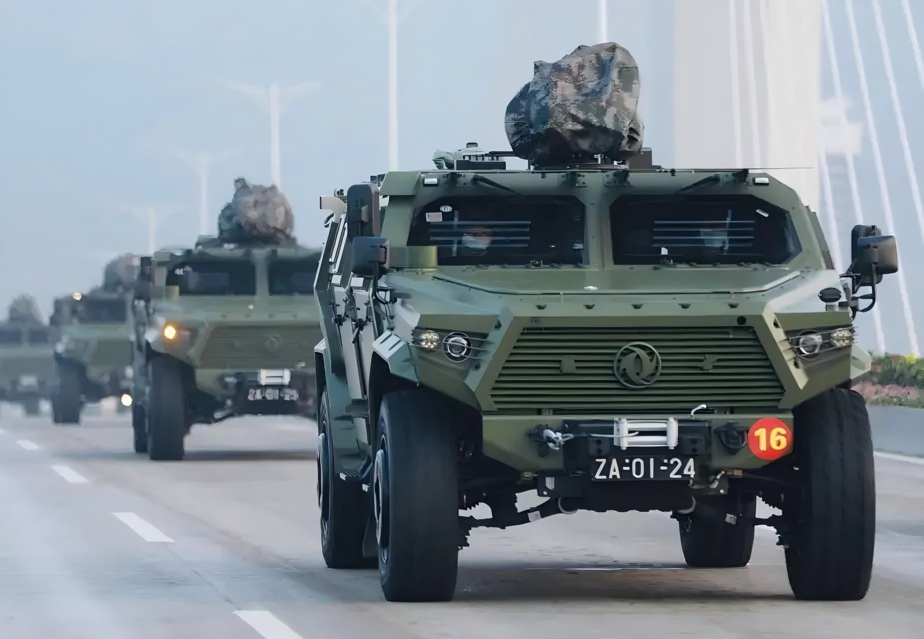 Voiture blindée Dongfeng Menshi