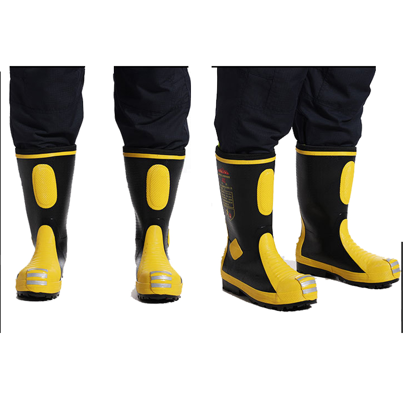Bottes de pompier imperméables résistantes à la chaleur personnalisées