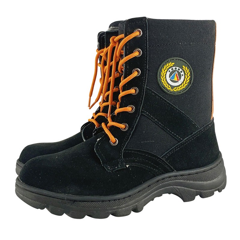 Bottes de feu antidérapantes d'impression de logo