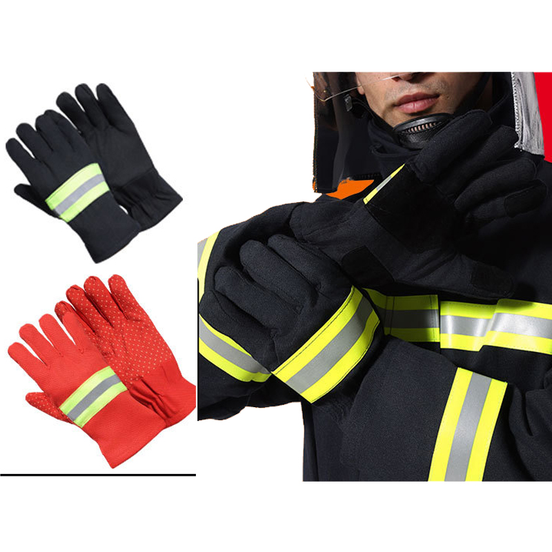 Gants de sécurité ignifuges réfléchissants éteignez la vitesse protectrice