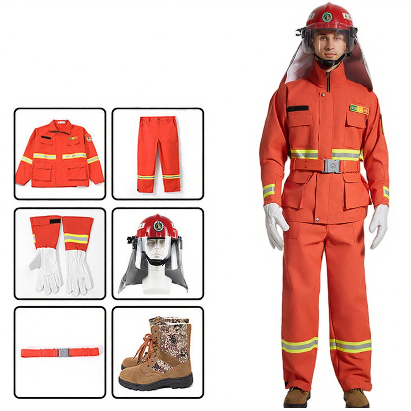 Costume de lutte contre l'incendie de forêt de désert de NFPA 1971